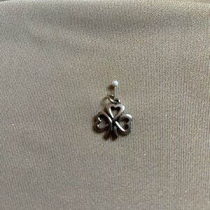 Silver James Avery Clover Pendant